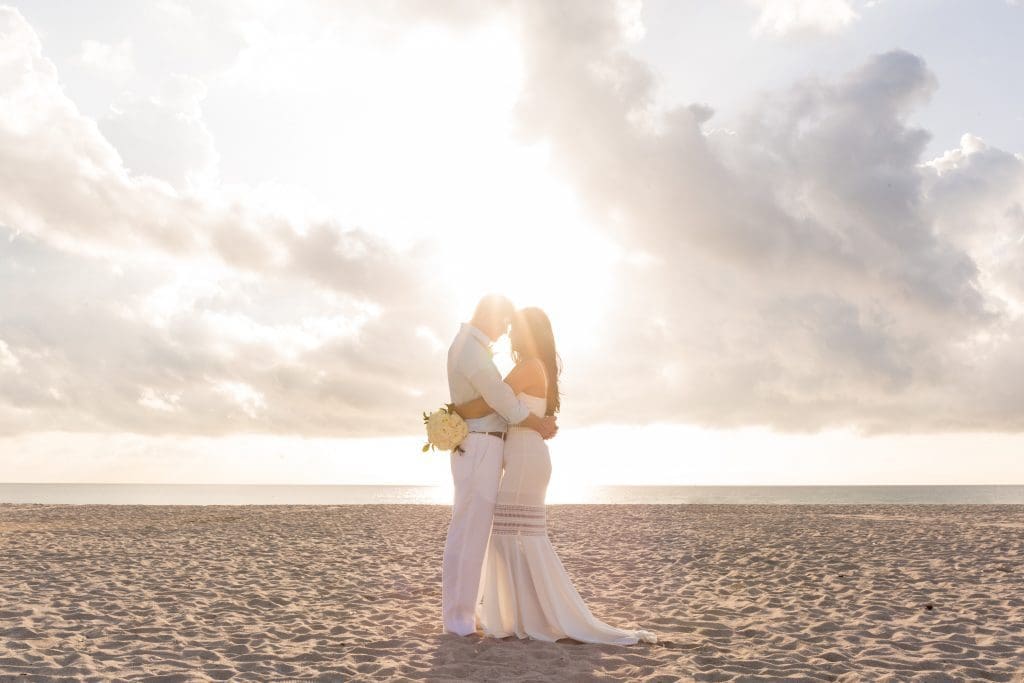 Small Miami Weddings - South Beach Sunrise Elopement