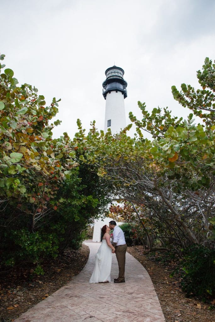 Small Miami Weddings - Bill Baggs Cape Florida Start Park - Elopement - Lighthouse Wedding