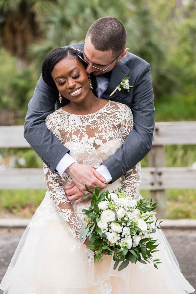 Small Miami Weddings - Coastal Tropical Garden, Miami Garden Elopement, Miami Garden Wedding, Tropical Miami Wedding (15)