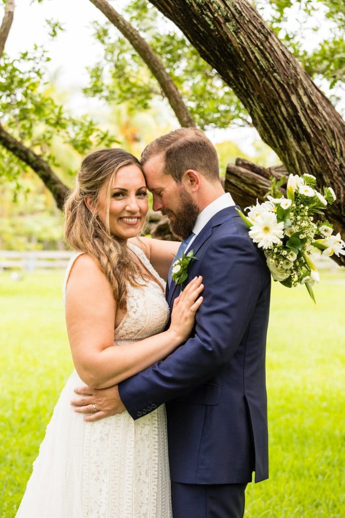 Small Miami Weddings - Coastal Tropical Garden, Miami Garden Elopement, Miami Garden Wedding, Tropical Miami Wedding (16)