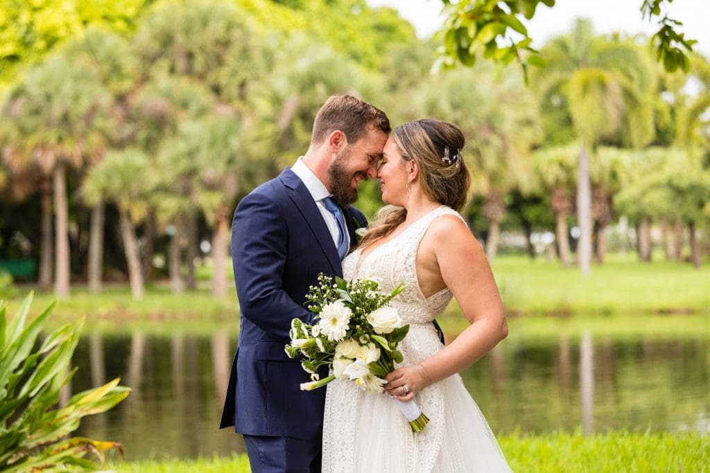 Small Miami Weddings - Coastal Tropical Garden, Miami Garden Elopement, Miami Garden Wedding, Tropical Miami Wedding (17)