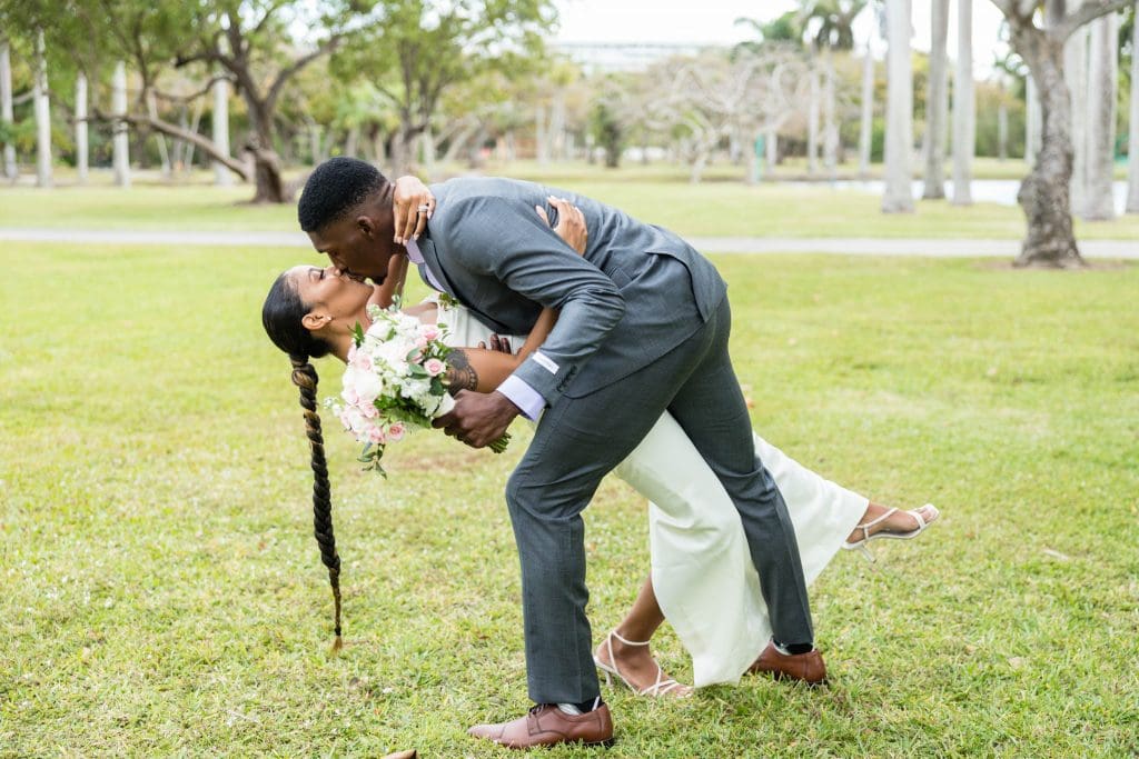 Small Miami Weddings - Coastal Tropical Garden, Miami Garden Elopement, Miami Garden Wedding, Tropical Miami Wedding (2)