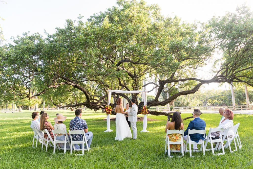 Small Miami Weddings - Coastal Tropical Garden, Miami Garden Elopement, Miami Garden Wedding, Tropical Miami Wedding (22)