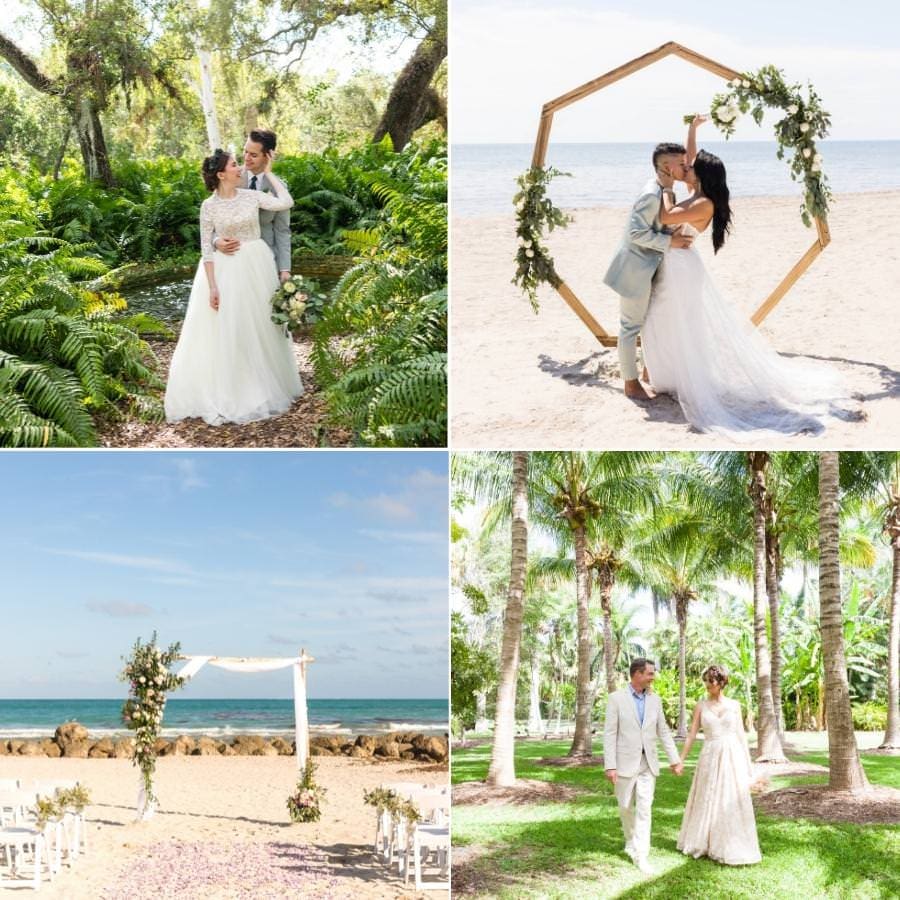 Small Miami Weddings - Elope In Miami, Small Wedding Miami, Intimate Wedding Miami, Miami Elopement, Miami Beach Wedding, Miami Garden Wedding