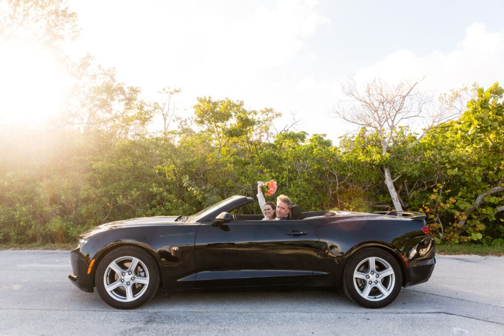 Small Miami Weddings, Florida Keys Elopement Permit, Beach Wedding, Getting Around Florida Keys